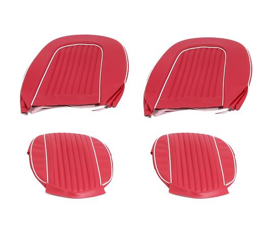 Leather Seat Cover Kit - Red - RL1550RED